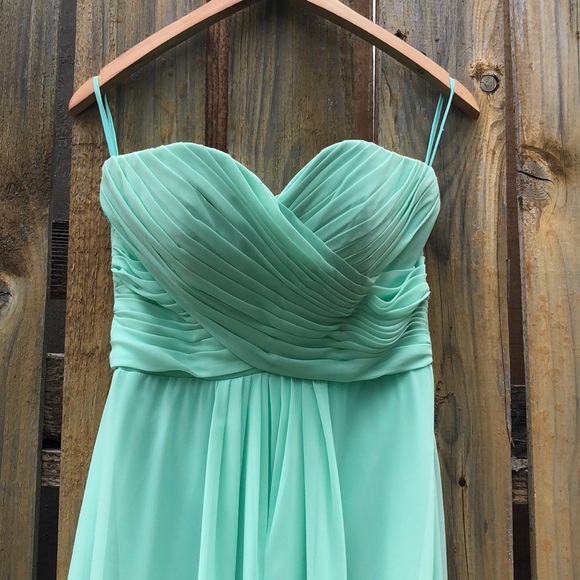 Mint green maxi (bridesmaid/prom) - Picture 2 of 4